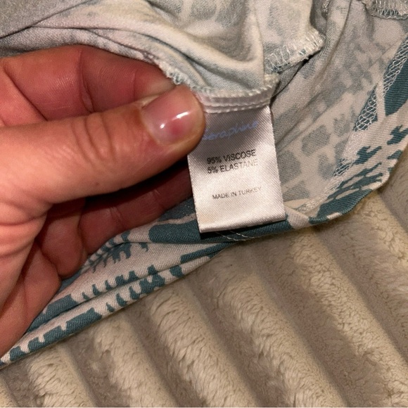 SERAPHINE Blue and White Patterned Dress Size 6 - Picture 7 of 8